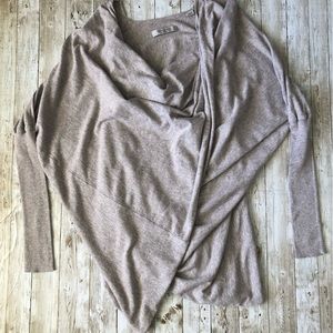 All Saints Front Twister Drape Sweater XS